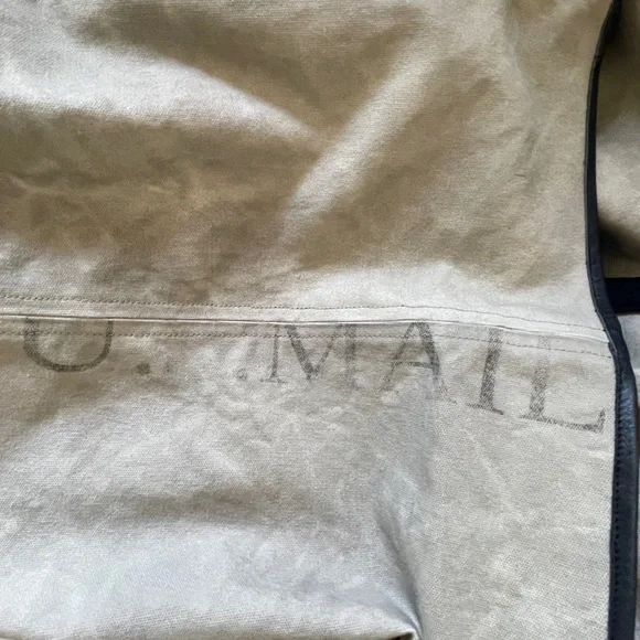 Kempton & Co Tote GM / US MAIL silver stipe - Picture 5 of 8